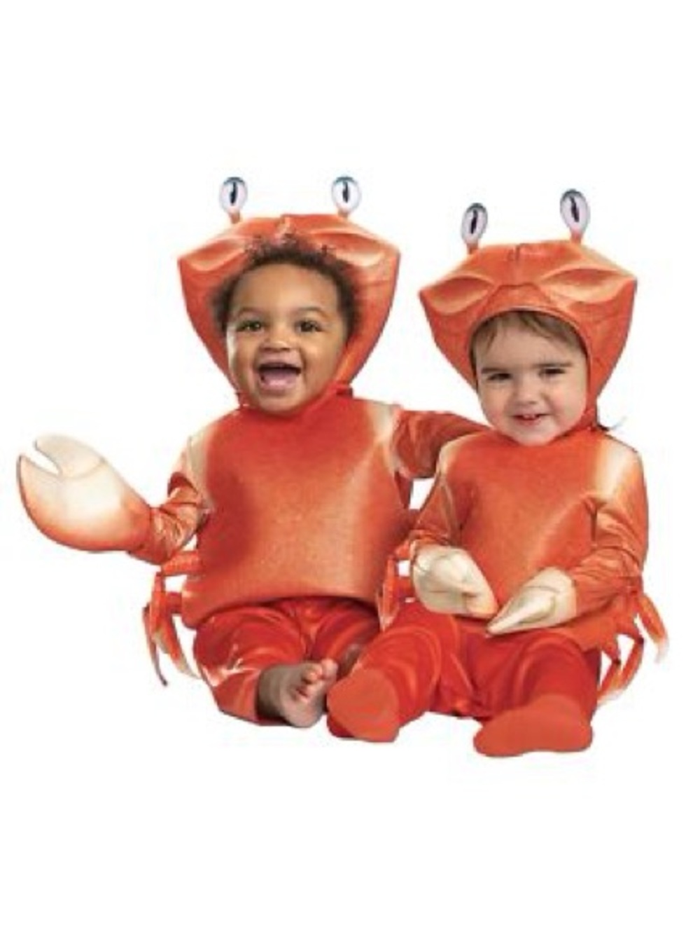 Disney The Little Mermaid SEBASTIAN Unisex 3pc Infant Costume (6-12M) NEW
